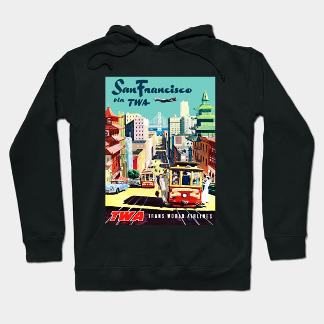 Visit San Francisco Hoodie by RockettGraph1cs